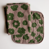 Potholder - Celeste - Grass & Walnut