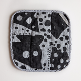 Potholder - Dottie - Faded Black & Fog Blue