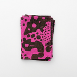Tea Towel - Dottie - Olive - Fuchsia
