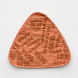 Triangle Potholder - Tiles - Peach - Shell