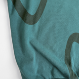 The Stevie Sweatshirt - Ziggy in Olive & Teal