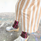 Ziggy Crew - Brown & Fuchsia