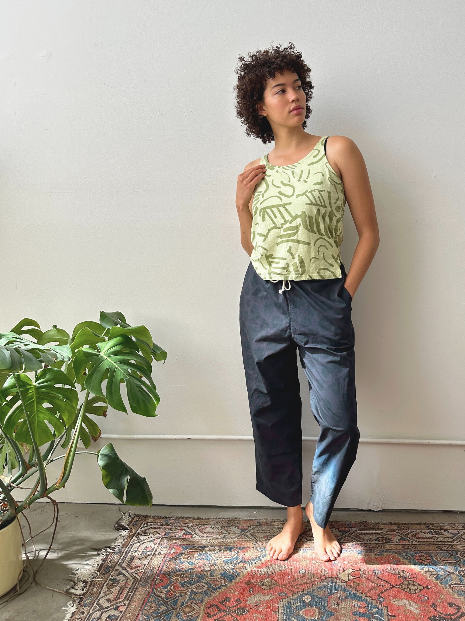 Tank Top - Fold - Matcha & Pear