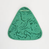 Triangle Potholder - Drape - Lucky Green - Circus Green