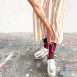 Ziggy Crew - Brown & Fuchsia