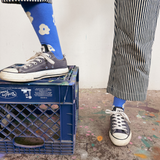 Celeste Crew - Ultramarine Blue & Natural