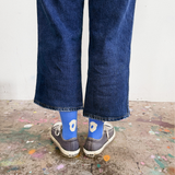 Celeste Crew - Ultramarine Blue & Natural