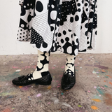 Dottie Crew - Black & Natural