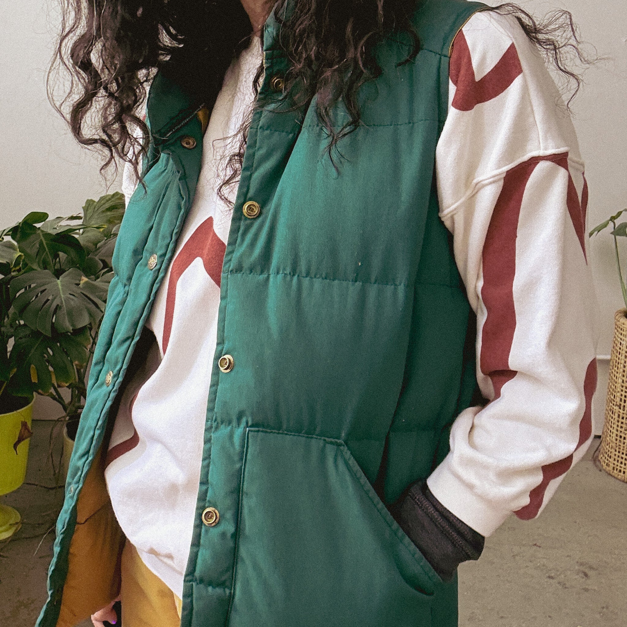 The Stevie Sweatshirt - Ziggy in Brick & Natural