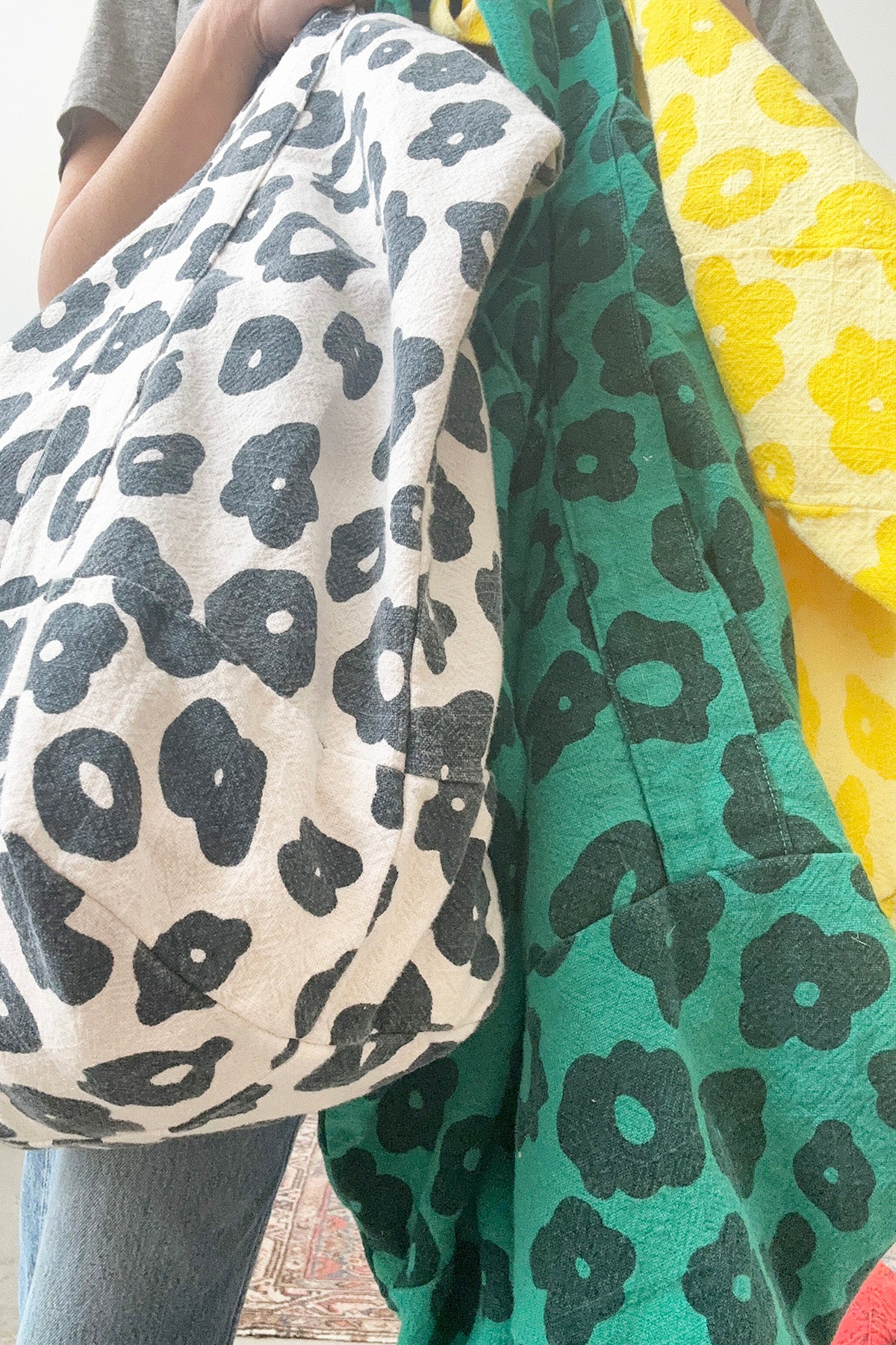 Big Sloppy Tote - Celeste - Yellow - Bare