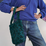 The Petite Tote - Celeste - Faded Black - Teal