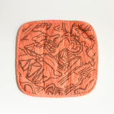 Potholder - Stream - Clay - Orange Bang