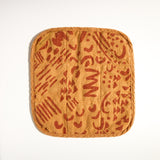Potholder - Dashes & Moons - Brick - Deep Gold