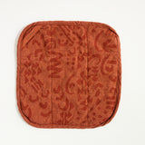 Potholder - Dashes & Moons - Brick - Terra Cotta
