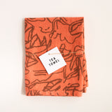 Tea Towel - Stream - Clay - Orange Bang