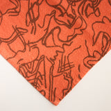 Tea Towel - Stream - Clay - Orange Bang