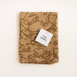 Tea Towel - Stream - Clay - Camel