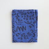 Tea Towel - Dashes & Moons - Charcoal  - Amparo Blue