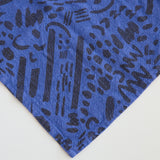 Tea Towel - Dashes & Moons - Charcoal  - Amparo Blue