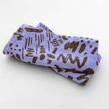 Everyday Napkins - Dashes & Moons - Warm Grey - Lilac Pop