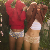 High Waist Under Things - Checks - Dusty Pink