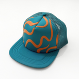 Trucker Hat - River - Caramel - Aquamarine