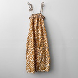 Nap Dress - Checks - Amber - Vanilla