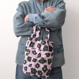 The Petite Tote - Celeste - Grass - Cherry Blossom