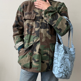 The Petite Tote - Drape - Pine - Chambray