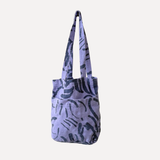 The Petite Tote - Fold - Slate - Lilac Pop