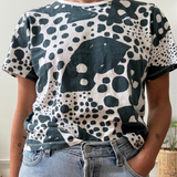 T-Shirt - Dottie in Faded Black