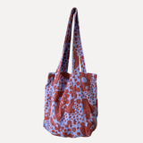 The Medium Sloppy Tote - Dottie - Brick - Lilac Pop