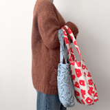 The Petite Tote - Celeste - Saffron - Cream