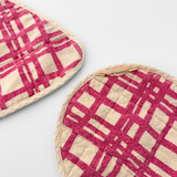 Circle Potholder - Darby - Barbie Pink - Vanilla