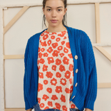 Studio Tee - Celeste in Tomato & Natural