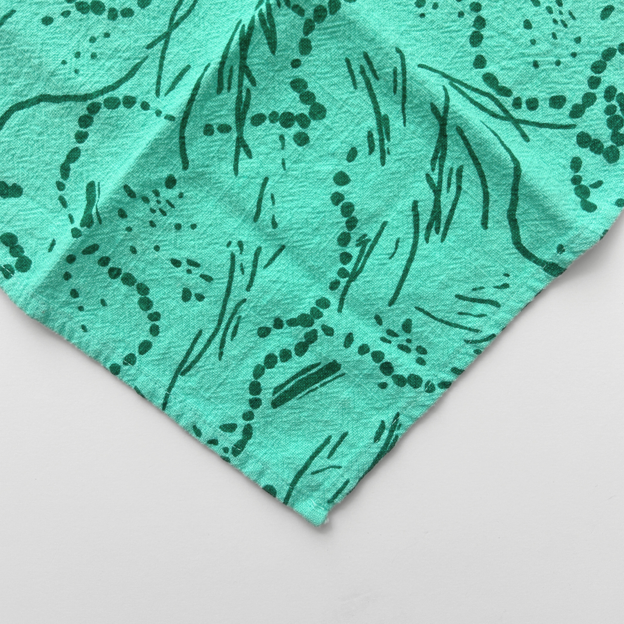 Tea Towel - Drape - Circus Green - Pool