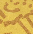 Tea Towel - Fold - Gold - Sun
