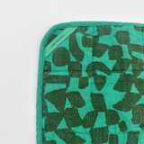 Potholder - Checks - Olive - Lucky Green