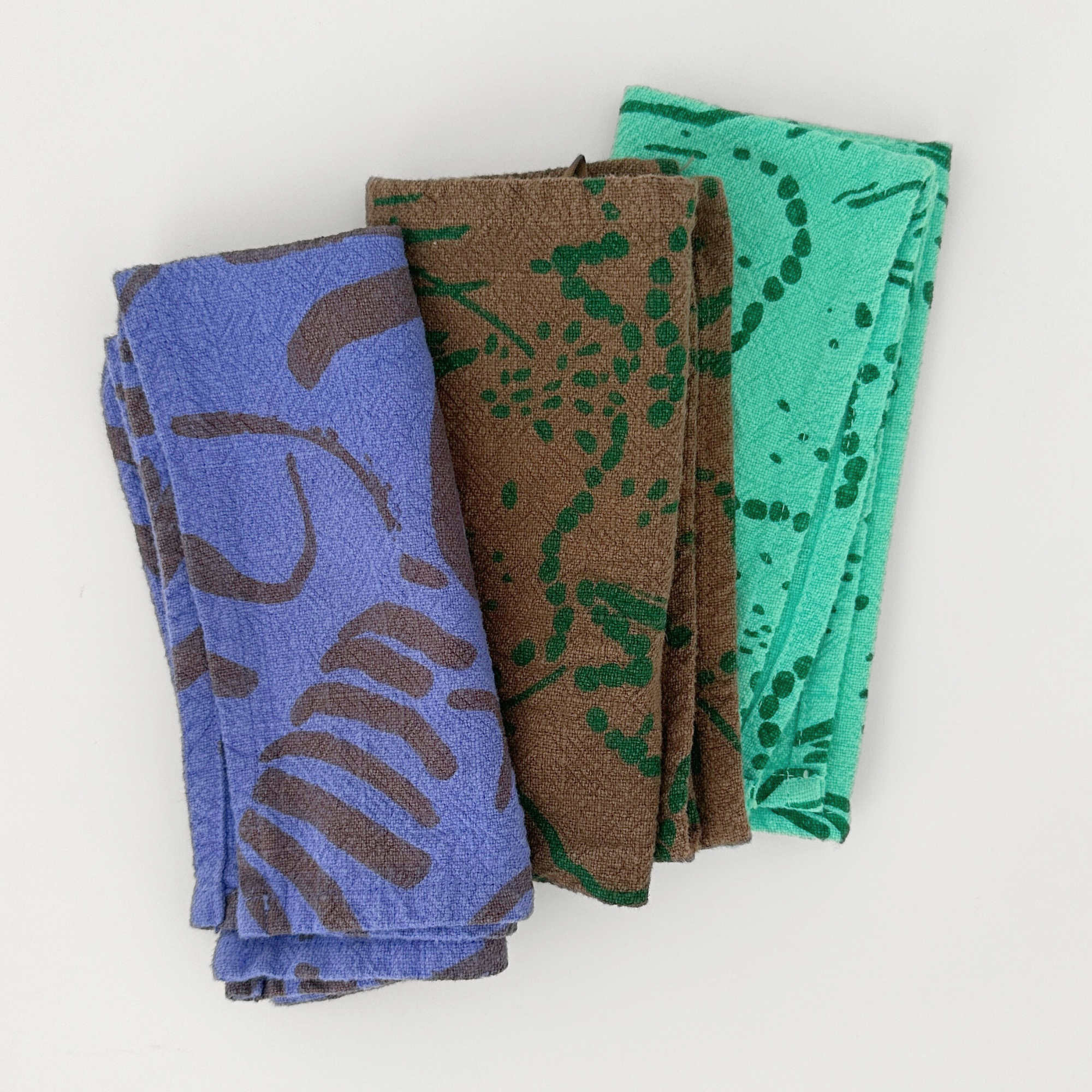 Everyday Napkins - Drape - Circus Green - Walnut