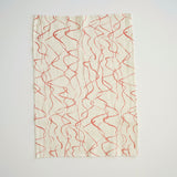 Tea Towel - Weave - terra cotta