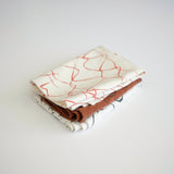 Tea Towel - Weave - terra cotta