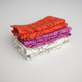 Everyday Napkins - Dashes & Moons - Brick- Tomato