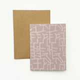 Greeting Card Set - Guston in Greens and Pinks