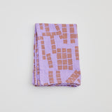 Tea Towel - Tiles - Shell - Lilac