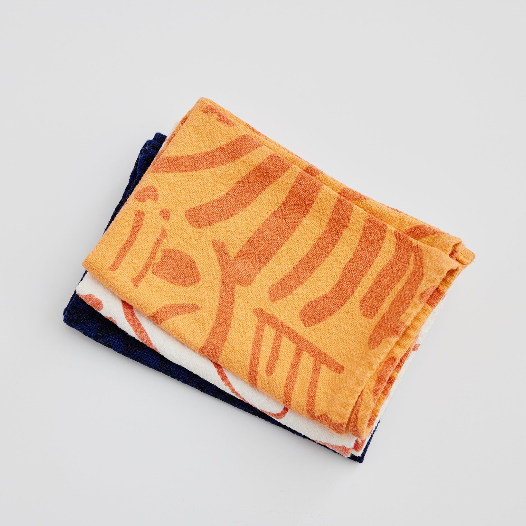 Tea Towel - Fold - Melon