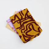 Tea Towel - Tiles - Shell - Lilac