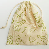 Reusable Cinch Bag - Little Moth - Sage