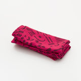 Everyday Napkins - Dashes & Moons - Charcoal - Raspberry