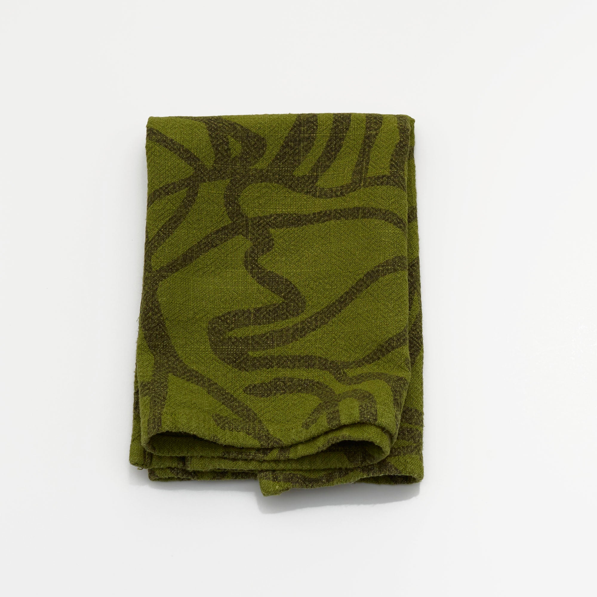 Tea Towel - River - Elephant - Moss