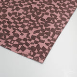 Tea Towel - Checks - Lentil - Tea Rose